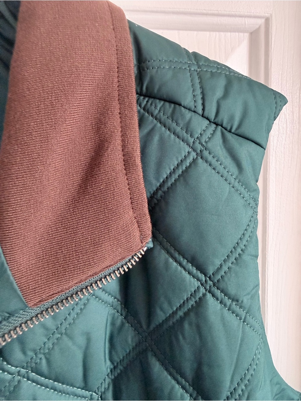 Brooks Brothers Insulated Quilted Sleeveless Puffer Vest in Forest Green NWOT - Picture 9 of 14